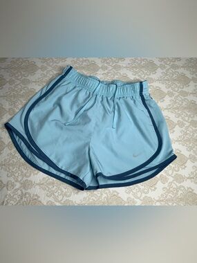 Women’s Nike Tempo Running Shorts XS Baby Blue/Gray Trim